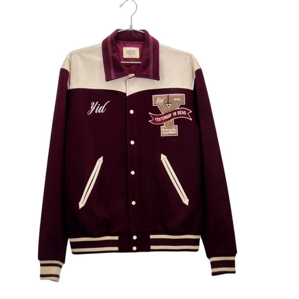 Yesterday is Dead YELLOWSTONE Wool Blend Western Varsity Jacket Size Small NWT